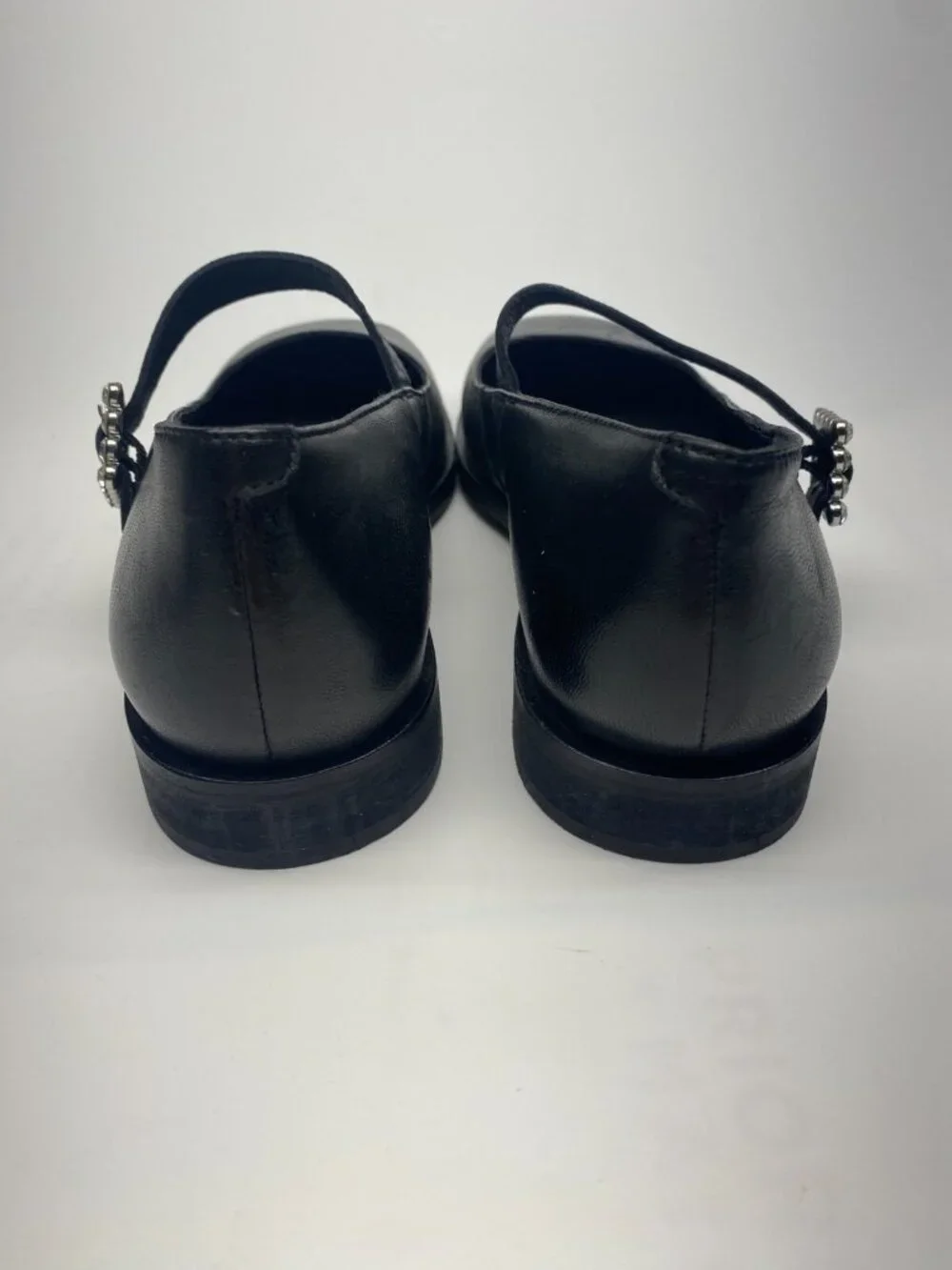 Free People Womens Leather Embellished Ballet Flats Sz 9